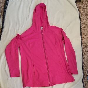 Christopher & Banks Fuchsia Zip-Up Jacket